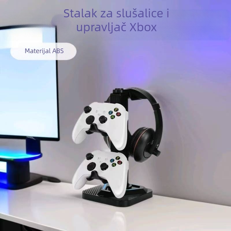 Genetic Stalak za pohranu slušalica za Xbox Series X kontroler s RGB, USB-C, ABS
