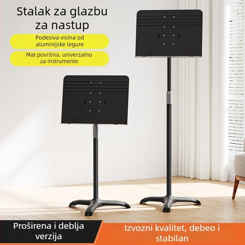 PTNOKA 01N Sklopivi glazbeni stalak za Guzheng, Gitara, Violina i Elektronička tipkovnica