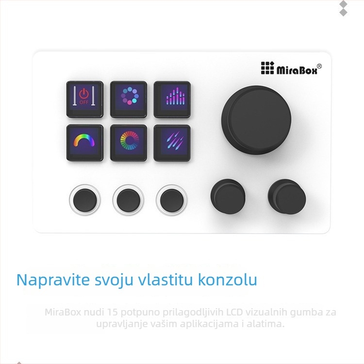 Miaolianbao HSV293N3 vizualna tipkovnica s okretno gumbom i LCD zaslonom, programabilna