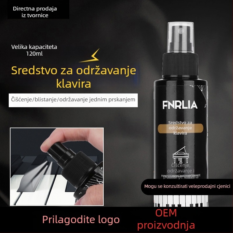 Čistač tipki klavira i tekućina za održavanje za elektroničke klavire – FNRLIA; pakiranje: papirnata kutija
