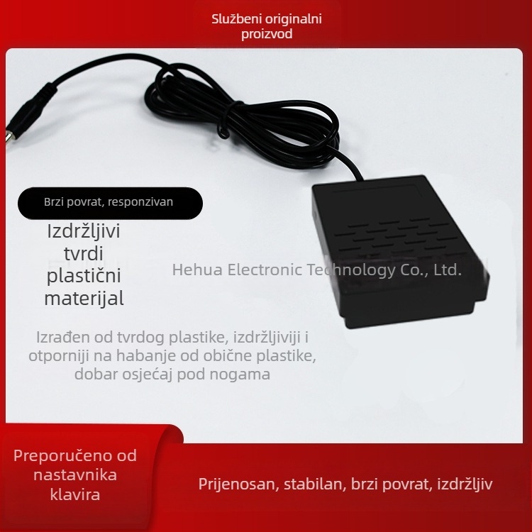 BH-1001 Sustain pedala za električno klavir, klavijaturu i MIDI sintetizator