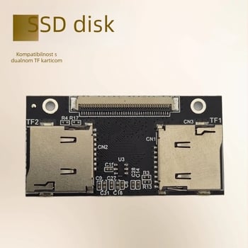 SINTECHI dvostruka TF na CE/ZIF/SSD adapter karticu, Sučelje: Drugo, Ovlaštene privatne marke: Da, Postprodajna usluga: Tri paketa