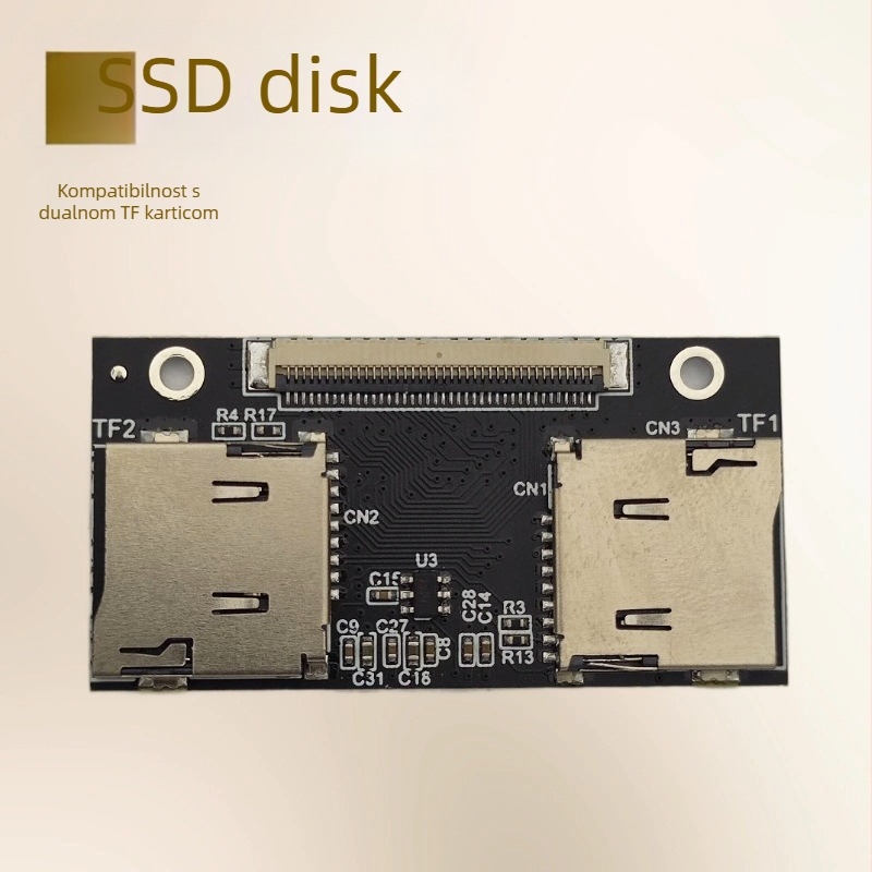 SINTECHI dvostruka TF na CE/ZIF/SSD adapter karticu, Sučelje: Drugo, Ovlaštene privatne marke: Da, Postprodajna usluga: Tri paketa