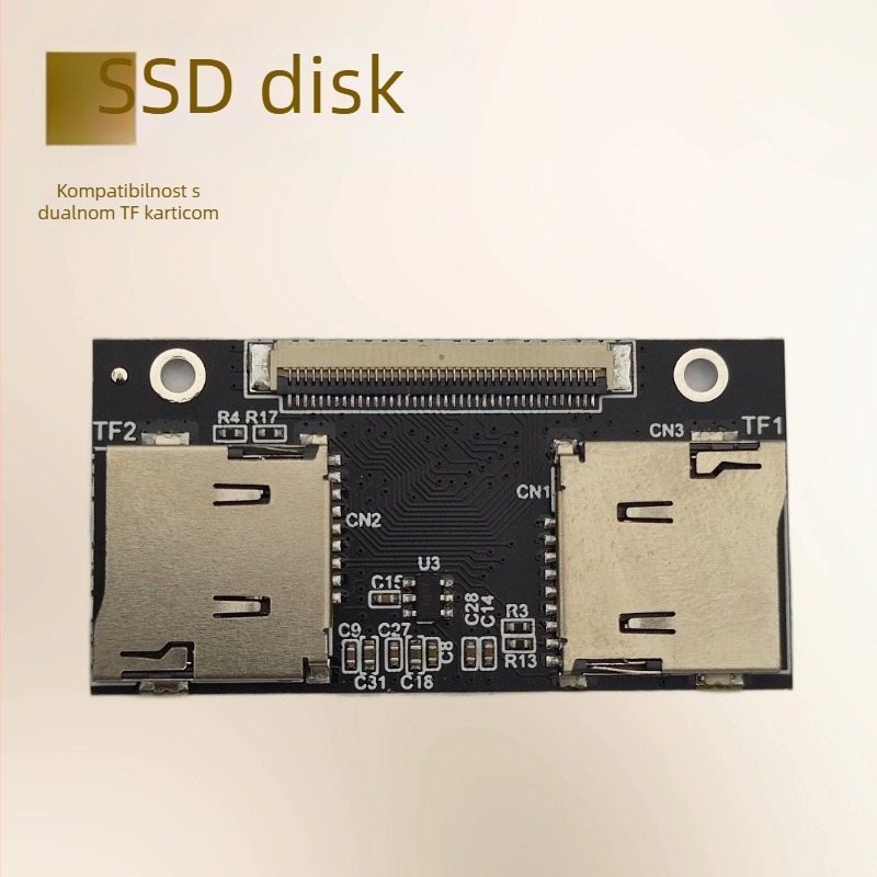 SINTECHI dvostruka TF na CE/ZIF/SSD adapter karticu, Sučelje: Drugo, Ovlaštene privatne marke: Da, Postprodajna usluga: Tri paketa