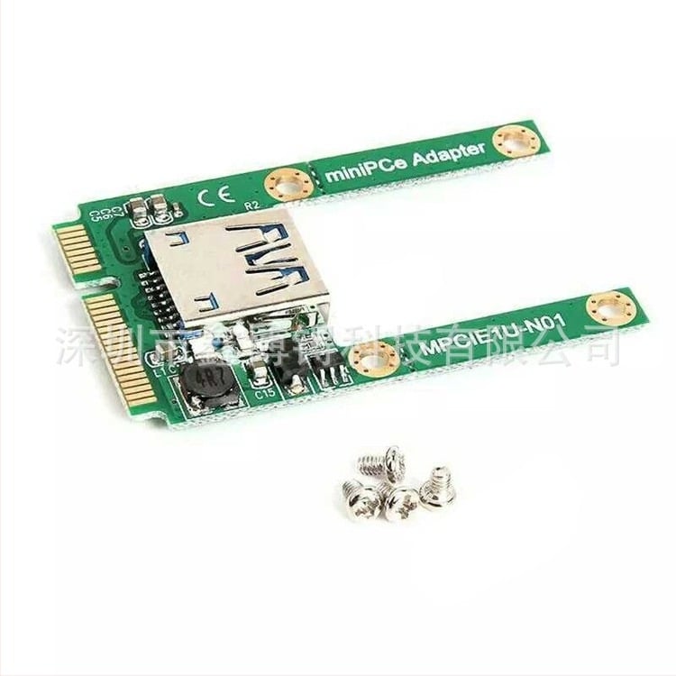 Mini PCIe USB 3.0 adapter kartica, polovične visine i pune visine, model MU-01