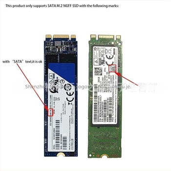 SSD adapter 2,5 inča SATA 3 na M.2 NGFF s B+M ključevima