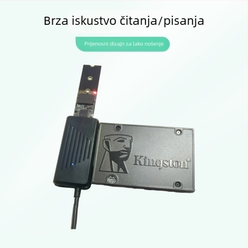 Vanjski USB 3.0 adapter za M.2 NGFF s JMS578 kontrolerom, 10Gbps prijenos, kabel s bakrenim jezgrom