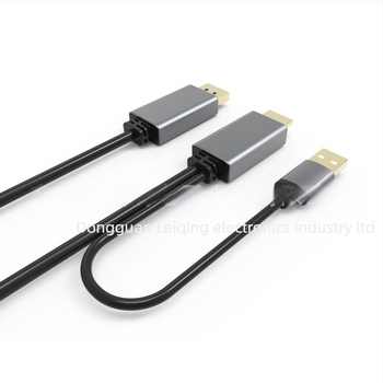 HDMI na DP kabel, podrška 4Kx2K, bakreno jezgro, aluminijsko kućište, duljina 2 m