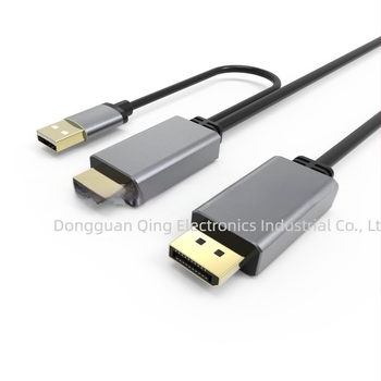 HDMI na DP kabel, podrška 4Kx2K, bakreno jezgro, aluminijsko kućište, duljina 2 m