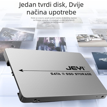 Kutija za tvrdi disk M.2 NGFF na 2,5 inča, SSD adapter B-Key, SATA III 6Gbps, model SN7