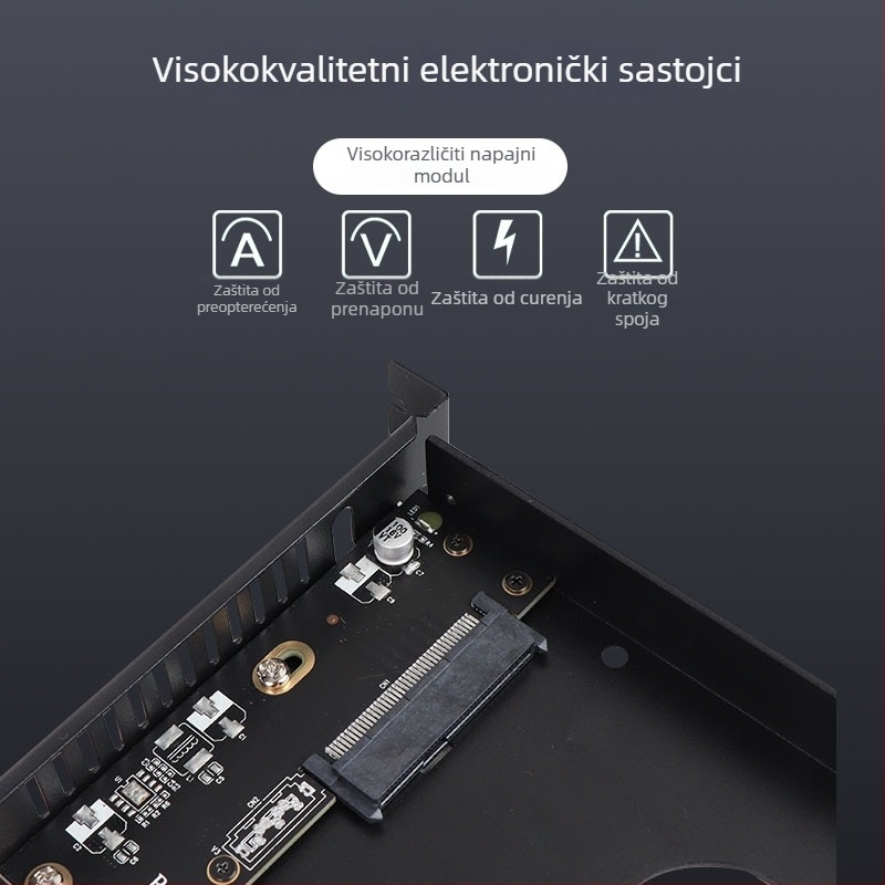 U2 adapter kartica PCIe 3.0 x4 za prijenos SSD-a (P4500 spoj, PM983)