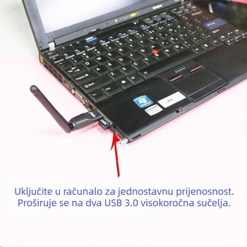 GRIS Ge-A3.0-2 USB 3.0 NEC adapter karta, 5 Gbps prijenos podataka