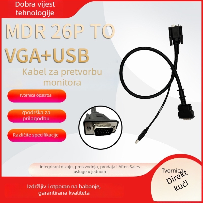 USB monitor adapter kabel, USB 3.0 sučelje, 1 na 3 splitter, model USB3.0