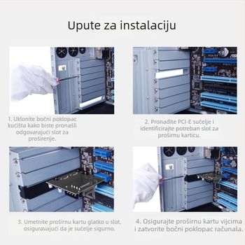 ORICO PVU3-7U USB 3.0 PCIe proširna kartica za stolno računalo, 7-portni USB hub