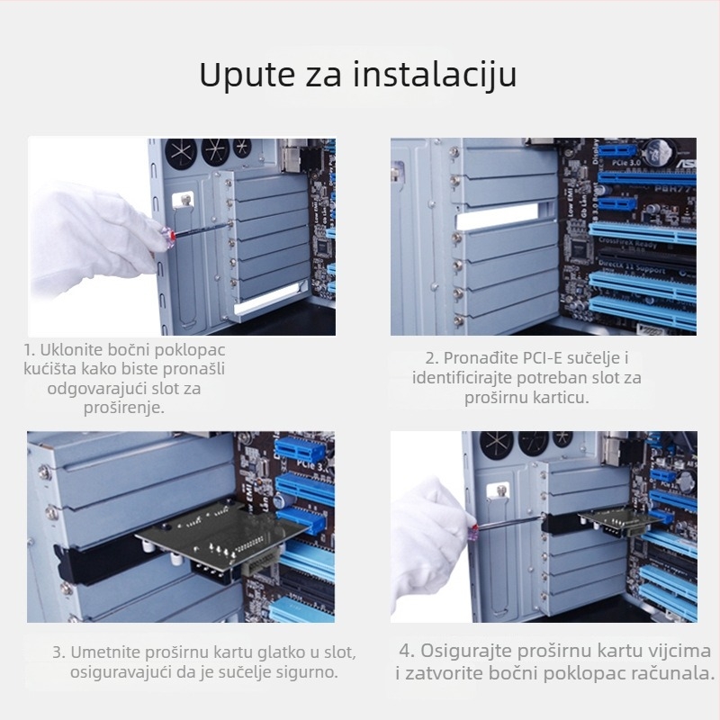 ORICO PVU3-7U USB 3.0 PCIe proširna kartica za stolno računalo, 7-portni USB hub