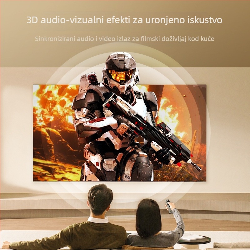 DisplayPort video kabel 2.1 DP muški–muški, bakreno jezgro, kućište od aluminijske legure, za PC