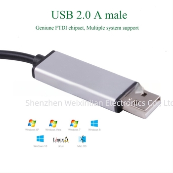 USB na RS485 XLR DMX512 kabel, duljina 1,8 m, bakreni vodič, niklano obložen, model YDM-C200915001