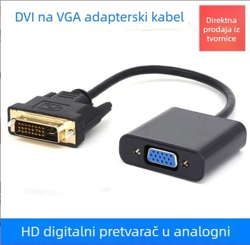 DVI-D na VGA adapter s čipom