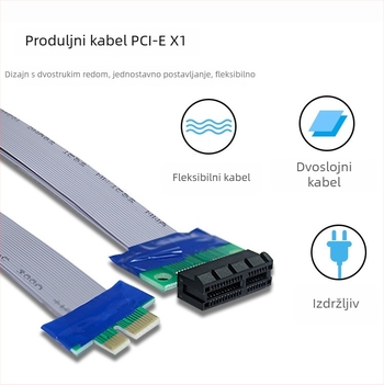 SZHY-LINK PCIe X1 adapter kabel – PCIe proširivački kabel, adapter kartica, sučelje: ostalo, model PCIE X1