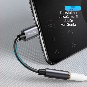 Baseus L54 USB-C digitalni audio adapter kabel za Android P30 i Meizu 16S