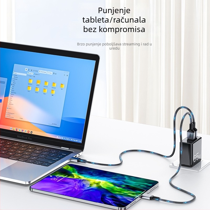 USB 3.2 na Type-C kabel za brzo punjenje, podatkovni kabel, 1 m, bakar bez kisika, 3A, za mobitele i prijenosna računala – Superior C14153a