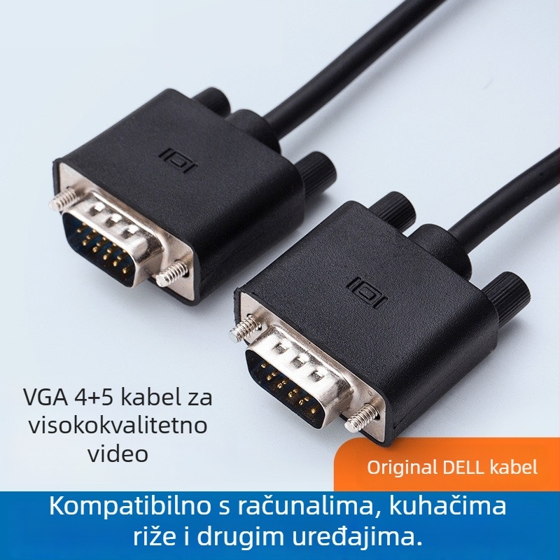 VGA kabel - 1,5 m, 15-pinski, žica od legure, model ky-105