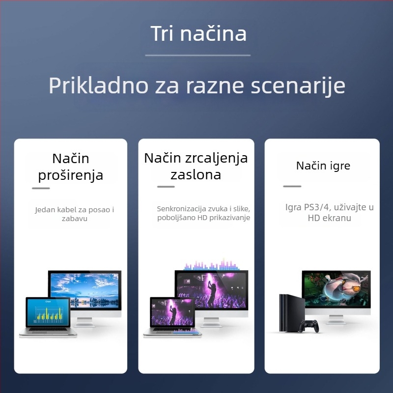 Jetson HDMI kabel 2.0 4K, bakar bez kisika, zlatni konektori, duljina 20 m, HDMI muški–muški