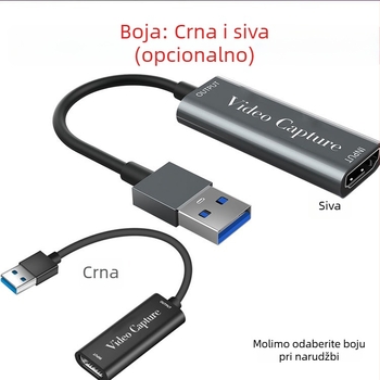 USB karta za snimanje videa HU-02, 1080p60, MS2109 čip, USB sučelje, 1 godina garancije