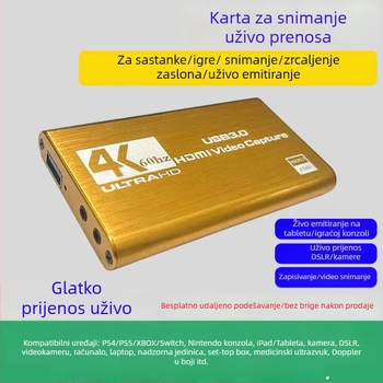 Karta za video snimanje 4K60 USB, Windows kompatibilnost, Philips čip, OEM mogućnost, 60fps