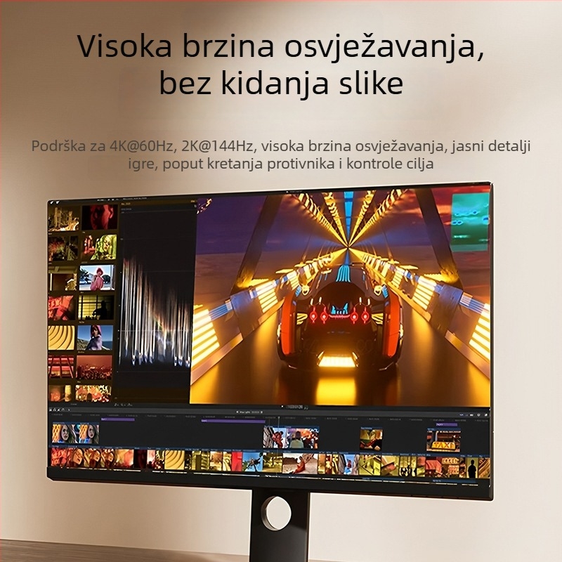 DP kabel, DP muški–DP muški, Verzija 1.2, 4K60Hz, jezgro od bakro obloženog čelika