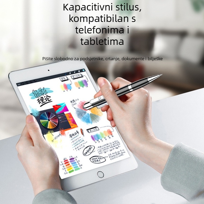 Profesionalni diktafon u obliku pera s HD redukcijom šuma, WAV snimanje, podrška TF kartici, jedan mikrofon, litijeva baterija