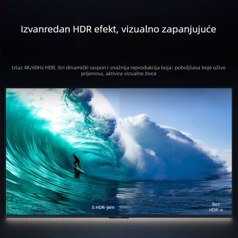 HDMI capture kartica Hc868 — 4K60Hz, 4096×2160, USB, Loop-Out za prijenos uživo
