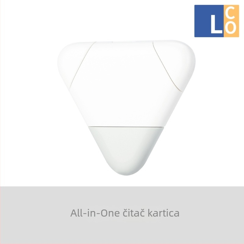 SKYLETTE Pet u jedan čitač kartica USB 3.0 SD/TF, Type-C 8-pinsko sučelje, za računala i mobilne uređaje