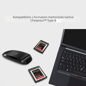 Sandisk SDDR-F451 CFexpress čitač kartica, USB 2.0 sučelje, CFexpress kompatibilan, 2-godišnje jamstvo