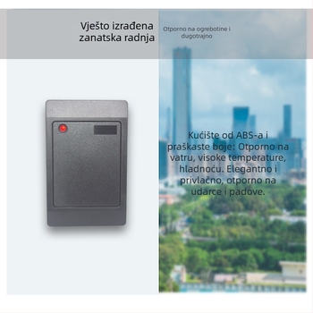 XIRUI XR-R101 vodootporni bezkontaktni čitač kartica za pristup, WG26 / Wiegand 34, 13,56MHz/125kHz, ID/IC/NFC kartice
