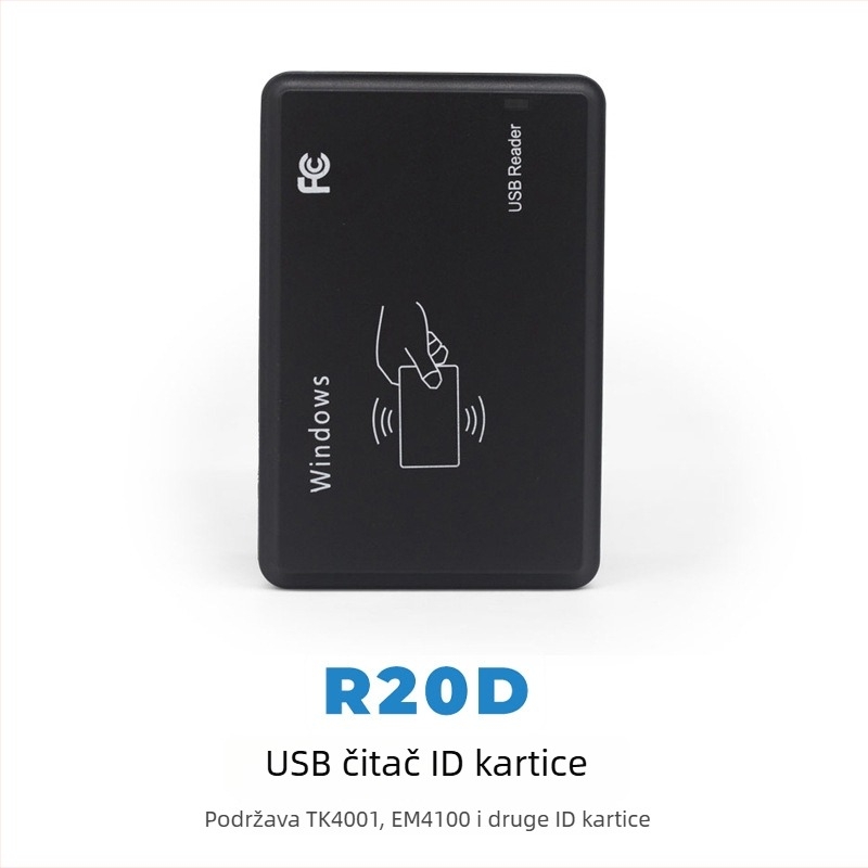 Fls-csm15 Bezkontaktni čitač kartica, kompatibilan s ISO 18000-6C/6B, prilagodljiv domet 0–15 m, približno 50 očitavanja u sekundi, napajanje 3 W