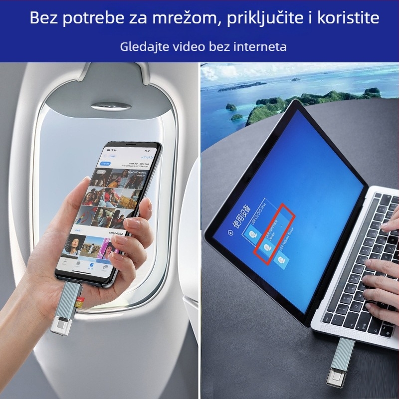 LMD-CR002 USB 2.0 aluminijski mini čitač kartica za SD/TF (vanjska instalacija) — niklano sučelje