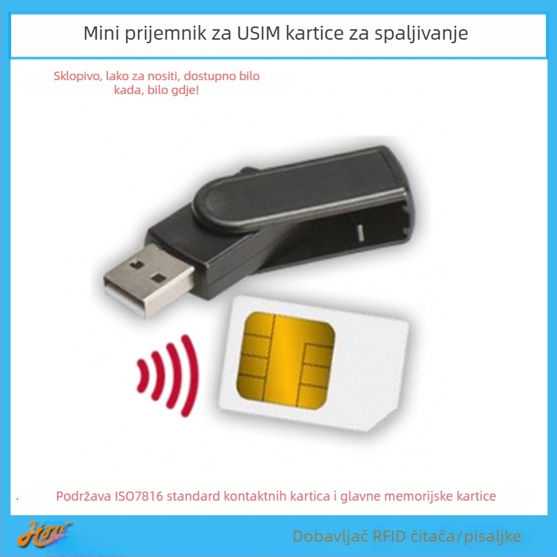 MCR3500 USB CCID čitač kontaktnih kartica za PSAM/SIM kartice | ISO7816, 4MHz, 848 kbps