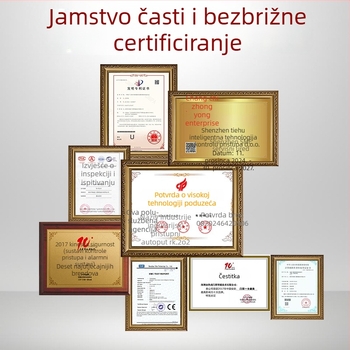 Iron Tiger Čitač QR koda za lift i višestruki kontroler pristupa TH-TD113MQ, 13,56 MHz, IC/ID kartica, čitanje za 1 s, memorija 20000, RJ45/RS485, prepoznavanje kartice/QR/lica