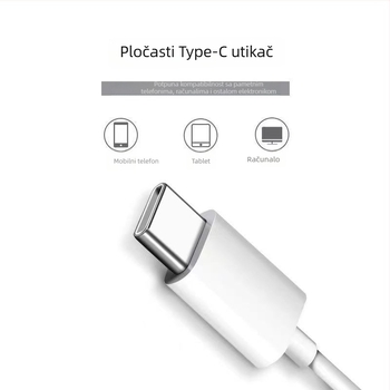 In-ear žične slušalice, pokretna zavojnica, osjetljivost 120 dB, duljina kabela 1 cm