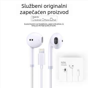 Xu yan in-ear žične slušalice s Type-C sučeljem za iPhone 15/16, originalne, prilagodljive