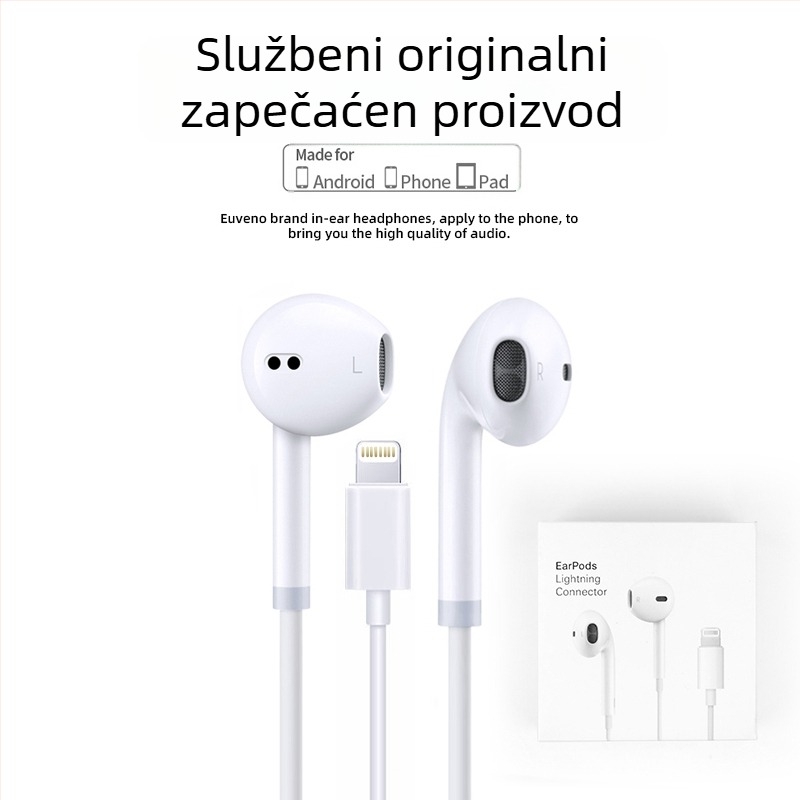 Xu yan in-ear žične slušalice s Type-C sučeljem za iPhone 15/16, originalne, prilagodljive