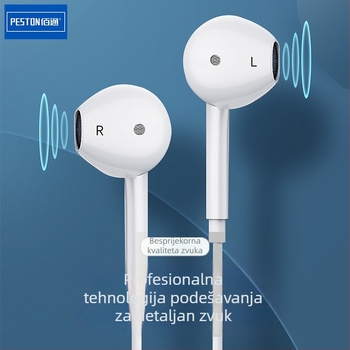 Baitong Y9 stereo Type-C slušalice s mikrofonom, 32 Ω impedancija