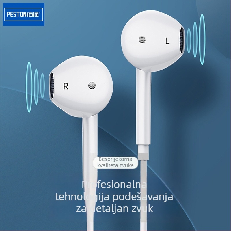 Baitong Y9 stereo Type-C slušalice s mikrofonom, 32 Ω impedancija