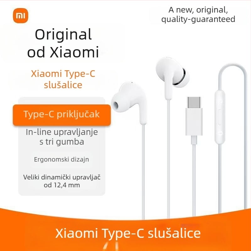 Xiaomi Type-C žične In-Ear slušalice sa mikrofonom