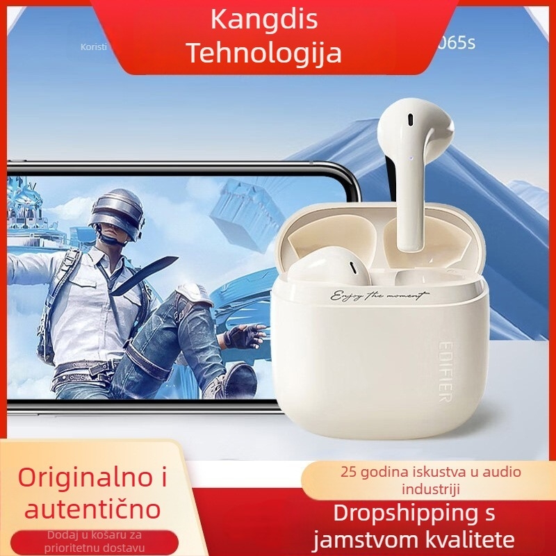 Edifier Flower Re-Zero Air bežične Bluetooth In-Ear slušalice, domet 20 m, BT 4.0, trajanje baterije preko 8 sati