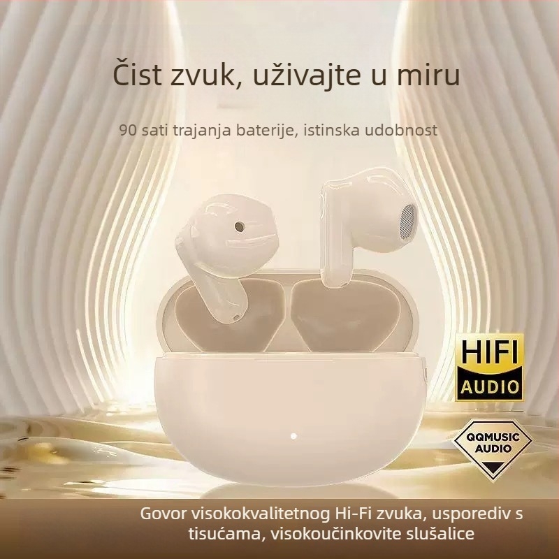 Danboke NE105 Bluetooth slušalice — Bluetooth 5.0, semi-in-ear, bilateralni stereo, Zhongke Lanxun čip, trajanje baterije 0–4 sati
