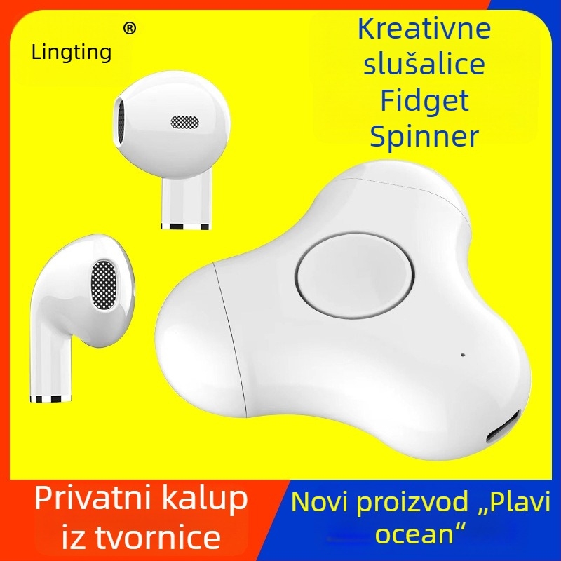 ZG013 Novi model privatnog dizajna: kreativne bežične Bluetooth slušalice u stilu fidget spinnera (ne ulaze u uho)