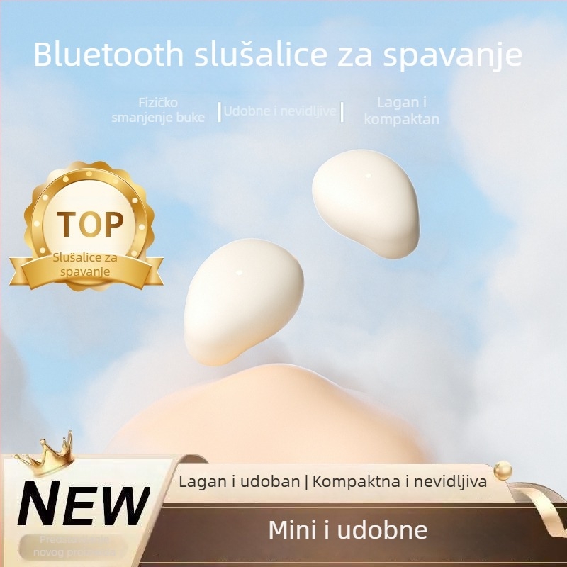Ziwo bežične slušalice – Bluetooth 5.4, domet 10 m, trajanje baterije 4–8 h, stereo zvuk s obje dvije ušice, semi-in-ear