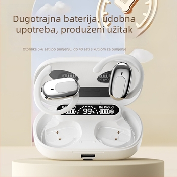 Bežične Bluetooth sportske slušalice s otvorenim dizajnom, stereo, Bluetooth 5.4, domet 15 m, trajanje baterije više od 8 sati